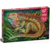 Puzzle 500 pièces - Cherry Pazzi - L'Incroyable Iguane - Animaux - Blanc - Adulte
