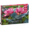 CherryPazzi Puzzle 500 pièces : Fleurs de Lotus roses