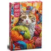 Puzzle 500 pièces - Cherry Pazzi - Fantaisie féline - Animaux - Blanc - Pour enfants de 10 ans et plus