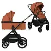 La poussette lionelo 3 en 1 : nacelle, poussette, siège adaptable adac