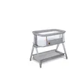 Lit cododo bébé Lionelo Luna Gris 97x60x73/87 cm LO-LUNA-GREY-CONCRETE