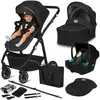 Poussette combinée LIONELO Bianka - Jusqu'à 22Kg - Noir