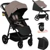 Poussette tout terrain LIONELO Mira - Jusqu'à 22 kg - Grande surface -...