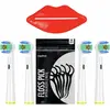 SPINEL Embouts de brosse à dents - Oral-B - 3D - 4 embouts - Presse-de...