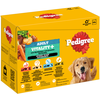 12x85g Pedigree Adult Sachet fraîcheur pour chiens Vitality+ 4 variété...