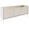 Selsey Meuble TV 3 portes   TOVI   cachemire / couleur chêne Lindberg  140 cm