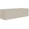 SELSEY Meuble TV mural 1 porte, beige gris, 100 cm