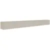 SELSEY Meuble TV mural 3 portes, beige gris, 300 cm