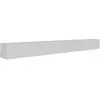 Selsey Veldio - Buffet TV suspendu avec façades striées, 300 cm, blanc
