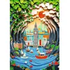 Trefl Puzzles 1000 pièces : 40e anniversaire - Paper Art 3D : Londres