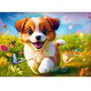 Trefl Puzzle 500 pièces : Chiot Heureux