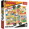 Puzzle TREFL 4 en 1 Garfield aime les lasagnes 34673