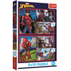 PUZZLE CUBES 2x70 Histoires d'araignées / Marvel 34443