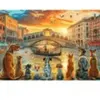 Puzzle 1000 pièces : Chiens à Venise