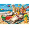 Trefl Puzzle 1011 pièces : Hidden Shapes : Vacances de chat