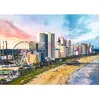 Puzzle 1000 pièces - TREFL - Myrtle Beach, Caroline du Sud - Blanc