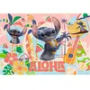 Puzzle 100 pièces : Lilo et Stitch / Point et amis en action
