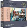 Puzzle en bois 1000 pièces - TREFL - Collage New York - Adulte - Voyage et cartes