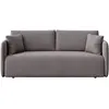 RODIER Canapé 3 places convertible chaum gris Chaum