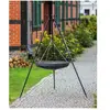 Farm-Mdlt WOK rond spécial pour brasero sur trépied-Ø: 60 cm-- Farm Cook