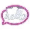 Forever Neon Led Light Hello Rose Blanc Bat+usb Flne15