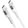 Forever Câble USB-C vers USB-C 2M Connectiques renforcées Puissance 100W Blanc