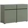 Petits meubles Buffet 2 portes 2 tiroirs stratifiés vert
