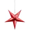 Étoile En Papier Rouge, 30 Cm