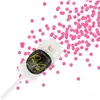 Confetti push pop, iridescent