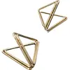 Marque place triangle - or x10
