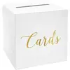 Party-Decoration Livre d or Partypartycompany - PUDTM6-019ME - PartyDeco Boite a cartes de mariage Dore