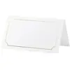 Party Deco Lot de 10 marques places cadre or