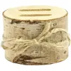 NO NAME porte-alliances bûche en bois 6cm - partydeco dpo1-karton