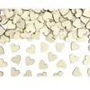 Party-Decoration 50 confettis bois cur 2x2cm nature - partydeco kons2-100