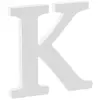 Lettre K en Bois Blanc 