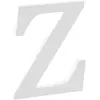 Lettre Z en Bois Blanc 