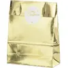 Sacs Cadeaux, Dorés, 18,5x28,5x8cm (1 Paquet / 3 Pièces)