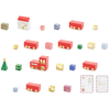 Kit calendrier de lavent DIY train de Noël - Multicolore
