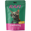 10x100g Boeuf Rafi Cat Classic nourriture humide pour chats