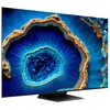 TV QLED Mini LED TCL 65C805 165 cm 4K UHD Google TV Aluminium brossé