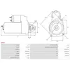Démarreur / Démarreur Alfa Romeo; Chevrolet; Fiat; Opel; Saab As-Pl S9...