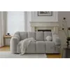 Shell canapé 2pl, gris clair Shell