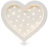 LITTLE LIGHTS Lampe Veilleuse C?ur Blanc