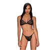 Obsessive Ensemble 2 pièces Elisetta Noir S/M