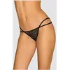 Obsessive Pantheria String avec chaînes - Noir