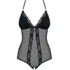 Obsessive Body transparent ouvert noir