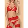 Obsessive Ensemble 3 pièces avec soutien-gorge et porte-jarretelles Marca