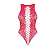 Obsessive Body ouvert à l'entrejambe - Rouge