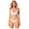 OBSESSIVE SETS Heavenlly - Ensemble soutien-gorge et string - Blanc