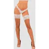 OBSESSIVE BODYSTOCKINGS Heavenlly - Bas avec dentelle blanche